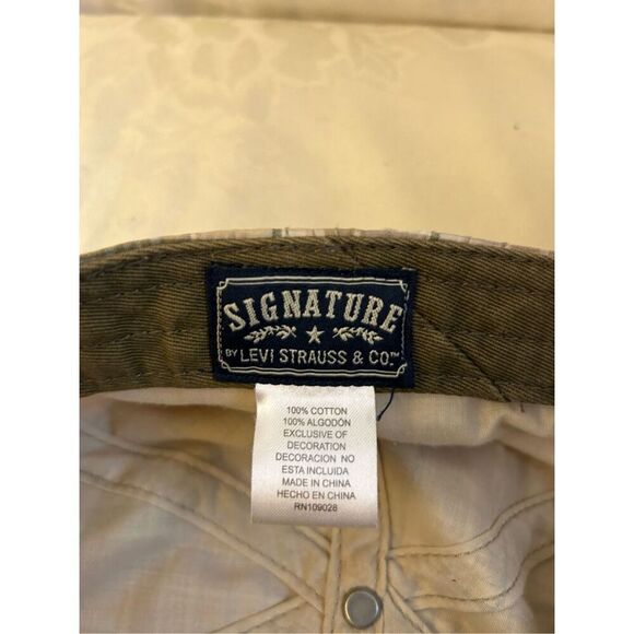 Levi’s cap plaid tan adjustable rn#109028 - Picture 5 of 7